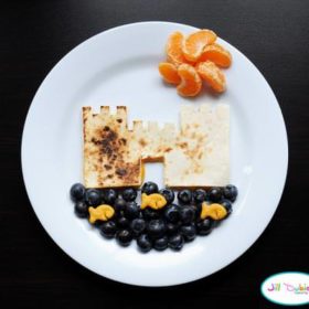 Castle Quesadilla {Food Crafts for Kids}