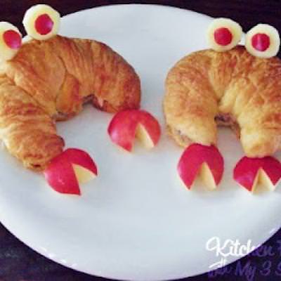 Crabby Croissant Sandwich