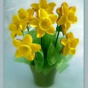 Daffodil Cookie Bouquet