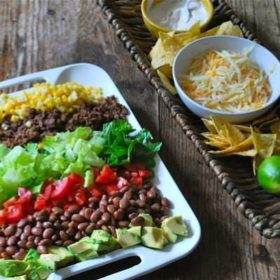 DIY Taco Salad Dinner Party