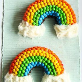 Double Rainbow Cakes