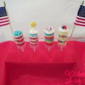 Patriotic Push Pops 4 Ways