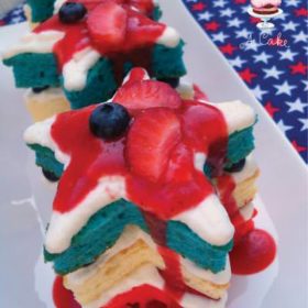 Patriotic Star Cakes