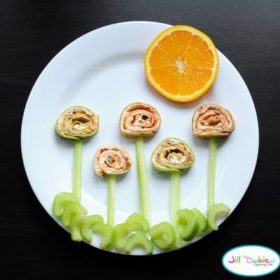 Pinwheel Flowers {Kids Food Crafts}