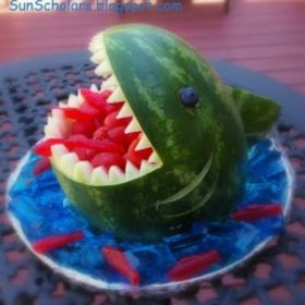 Shark Bite Watermelon {Food Crafts}