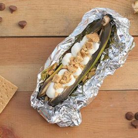 Tin Foil Banana Boats {Desserts}