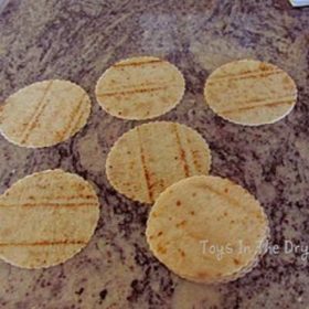 Tortilla Chip Snowflakes