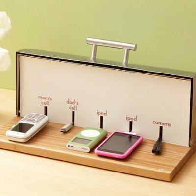Turn A Breadbox Into Charging Station Fun Gadgets Tip Junkie Turn A Breadbox Into Charging Station
