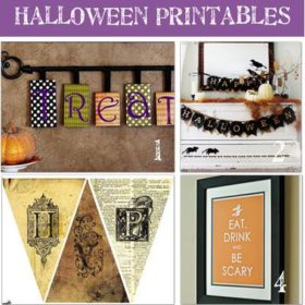 20 Free Halloween Printables {Halloween Printable Crafts}