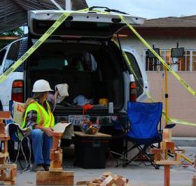 Construction Site Activity for Trunk or Treat {decorate car}