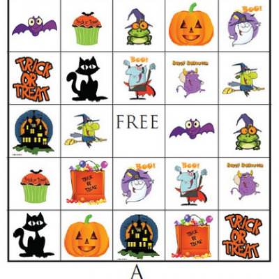 Halloween bingo cards pdf