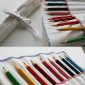 10 Minute Pencil Roll {Kids Gifts}