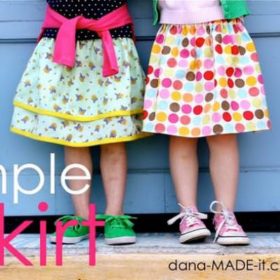 A Simple Skirt {Gifts for Girls}