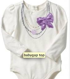 BabyGap Knockoff Necklace Onesie {Tutorial}