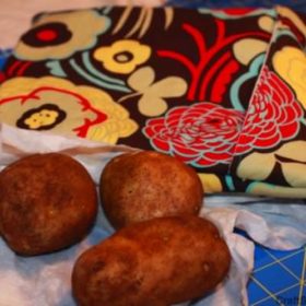 Baked Potato Fabric Microwave Bag