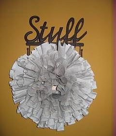 Book Page Wreath {How-To}