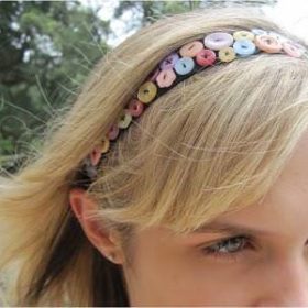 Button Headband Tutorial