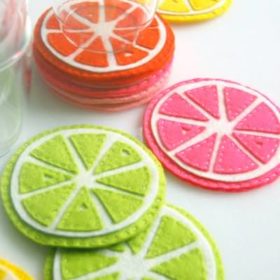 Citrus Coasters {Tutorial}