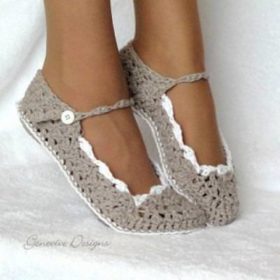 Crochet Slippers Pattern