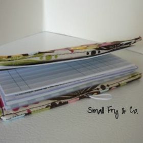 DIY Fabric Checkbook Cover {Tutorial}