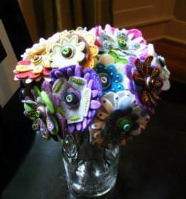 DIY Felt Flower Bouquet {Tutorial}
