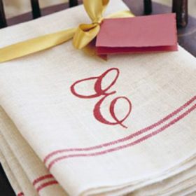 DIY Monogrammed Hand Towel