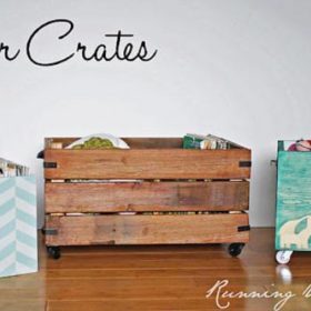 DIY Organizing Bins {Repurposed Materials}