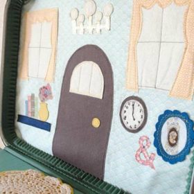 Doll Suite Case {homemade gift for girls}