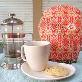 French Press Cozy {tutorial}