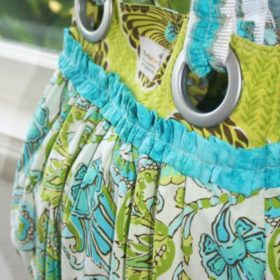 Gathered Bag Tutorial {Sewing Tutorial}
