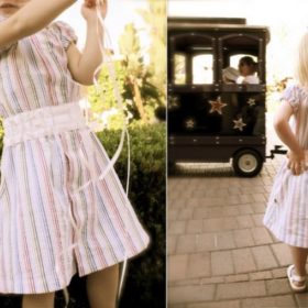 Girl's Dress from Men's Dress Shirt {tutorial}