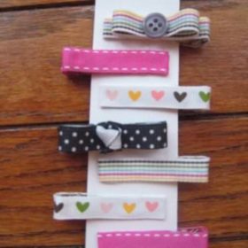 Handmade Barrettes {Gifts for Kids}