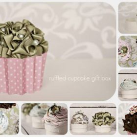 How-To Make A Cupcake Shaped Gift Box