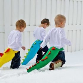 Kids Dinosaur Tails {Tutorial}