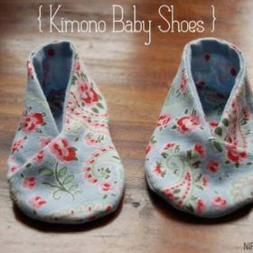 Kimono Baby Shoes {Free Pattern}