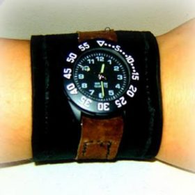 Leather Cuff Watch