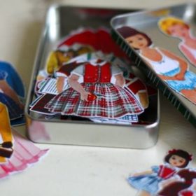 Mini Paper Doll Kit {Party Gift Ideas}