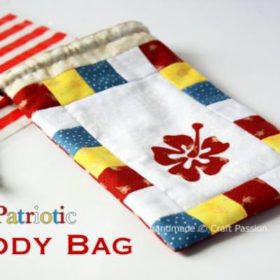 Patriotic Drawstring Pouch