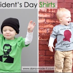 President's Day T-Shirts {Tutorial}