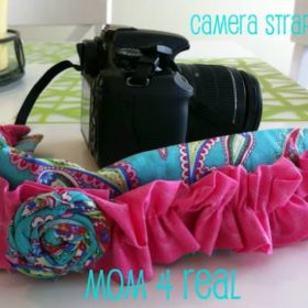 Ruffled Camera Strap Cover {How-To}