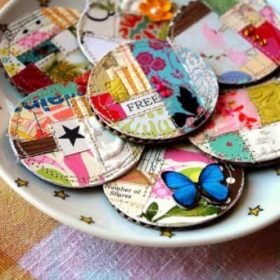 Scrap Paper Magnets {Party Favor}