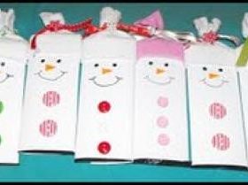 Snowman Candy Bar Wrappers {free}