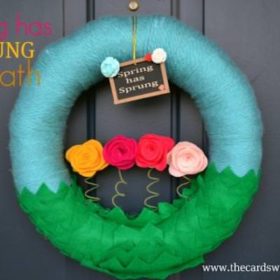 Spring Has Sprung Wreath Tutorial