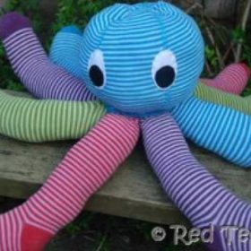 Stuffed Octopus Toy {Semi-Homemade}