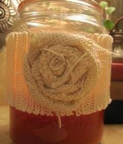 Upcycled Sweater Jar Wrap {Tutorial}