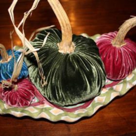 Velvet Pumpkins {Easy Sewing}