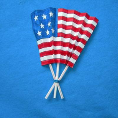 American Flag Fan {Memorial Day Parade}