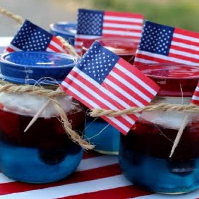 Patriotic Party Jello Snacks {Picnic Food}