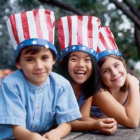 Stars and Stripes Parade Hats {Memorial Day Parade}