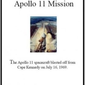 Apollo 11 Mission Booklet  {free printable}